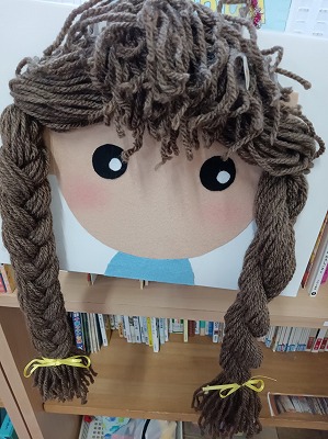 三つ編み、リボン結び練習教具