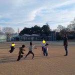 北総花の丘公園で遊ぶ様子